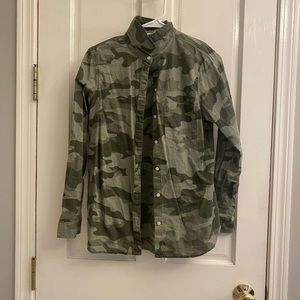Green Camo button down